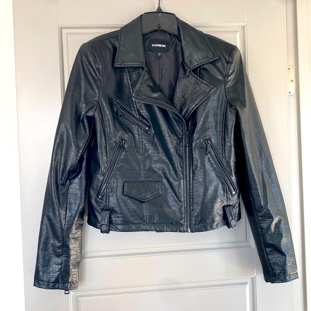 Faux Leather Jacket